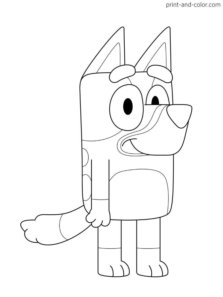 Bluey Coloring Pages Print And Color Bluey Coloring Pages Print And Color