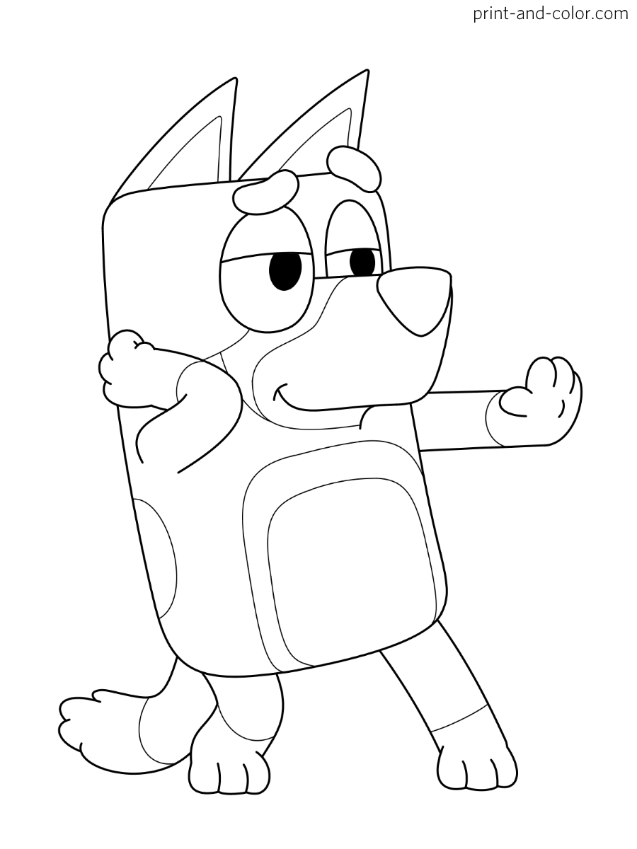 Bluey Coloring Pages Print And Color Bluey Coloring Pages Print And Color