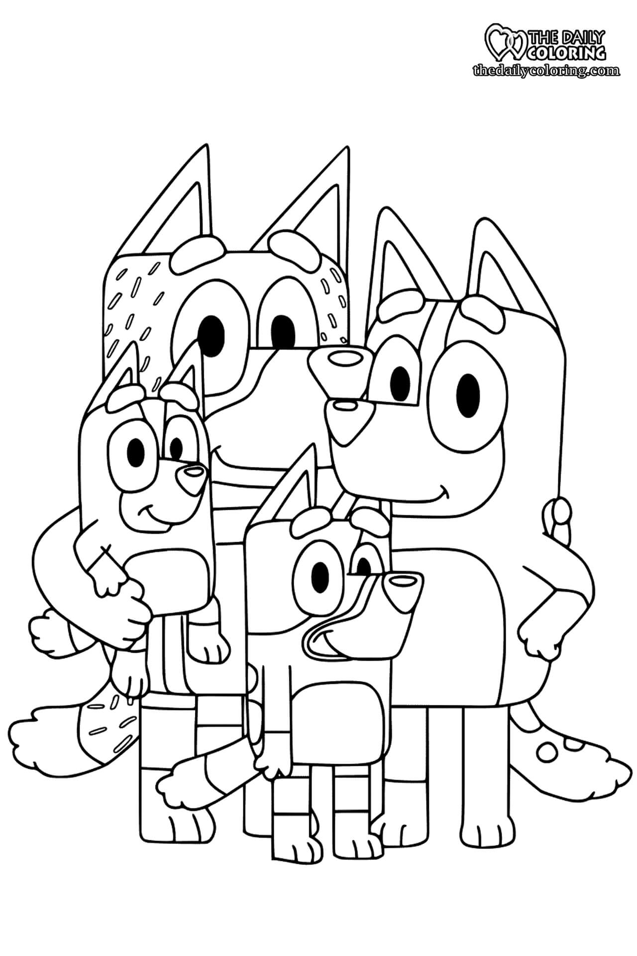 printable bluey coloring pages printable bluey coloring pages