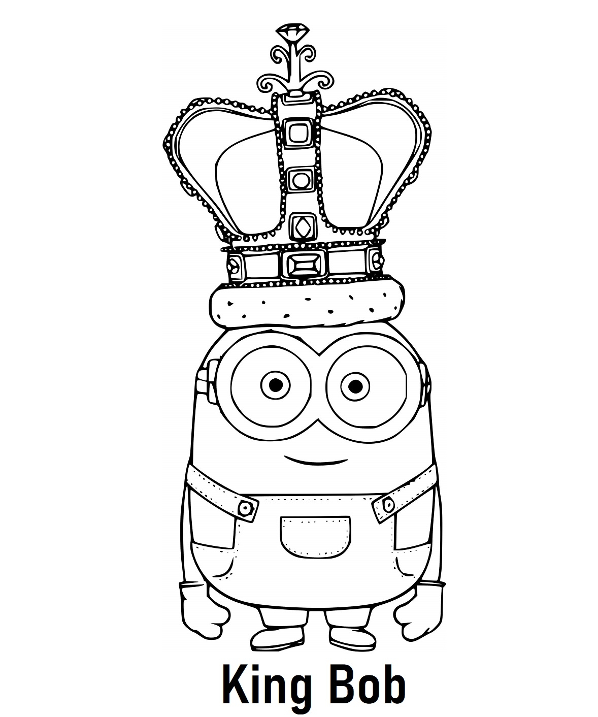 minion coloring page simple minion coloring page simple