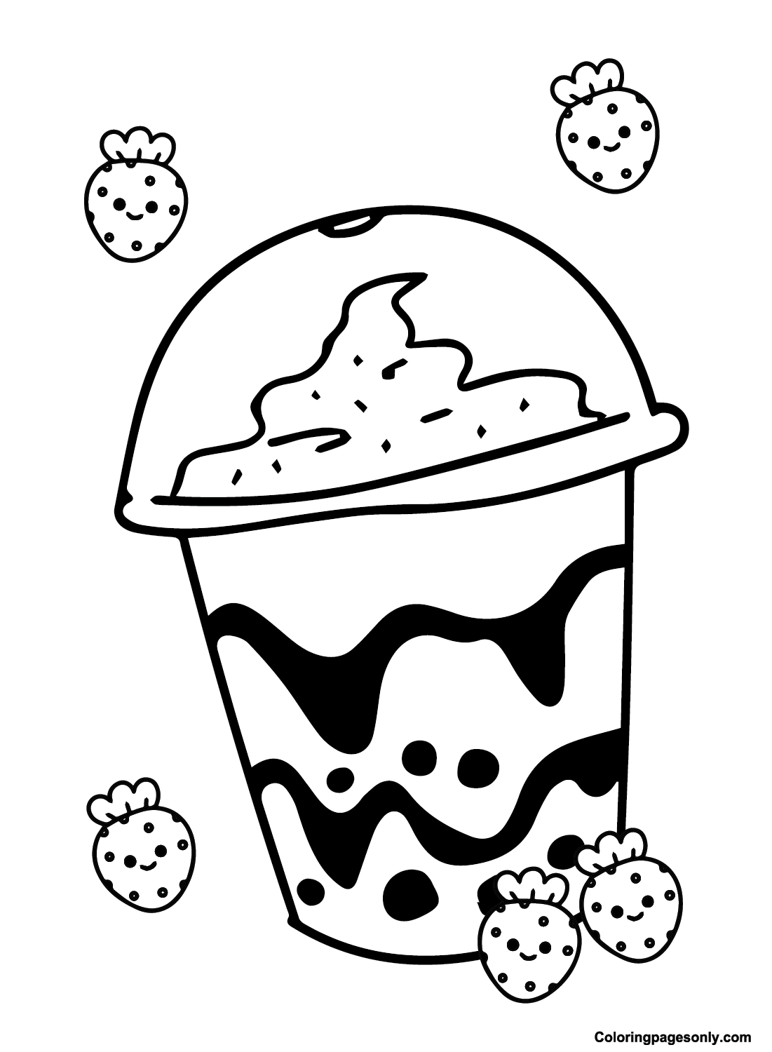 Boba Milk Tea Coloring Page Free Printable Coloring Pages Boba Milk Tea Coloring Page Free Printable Coloring Pages