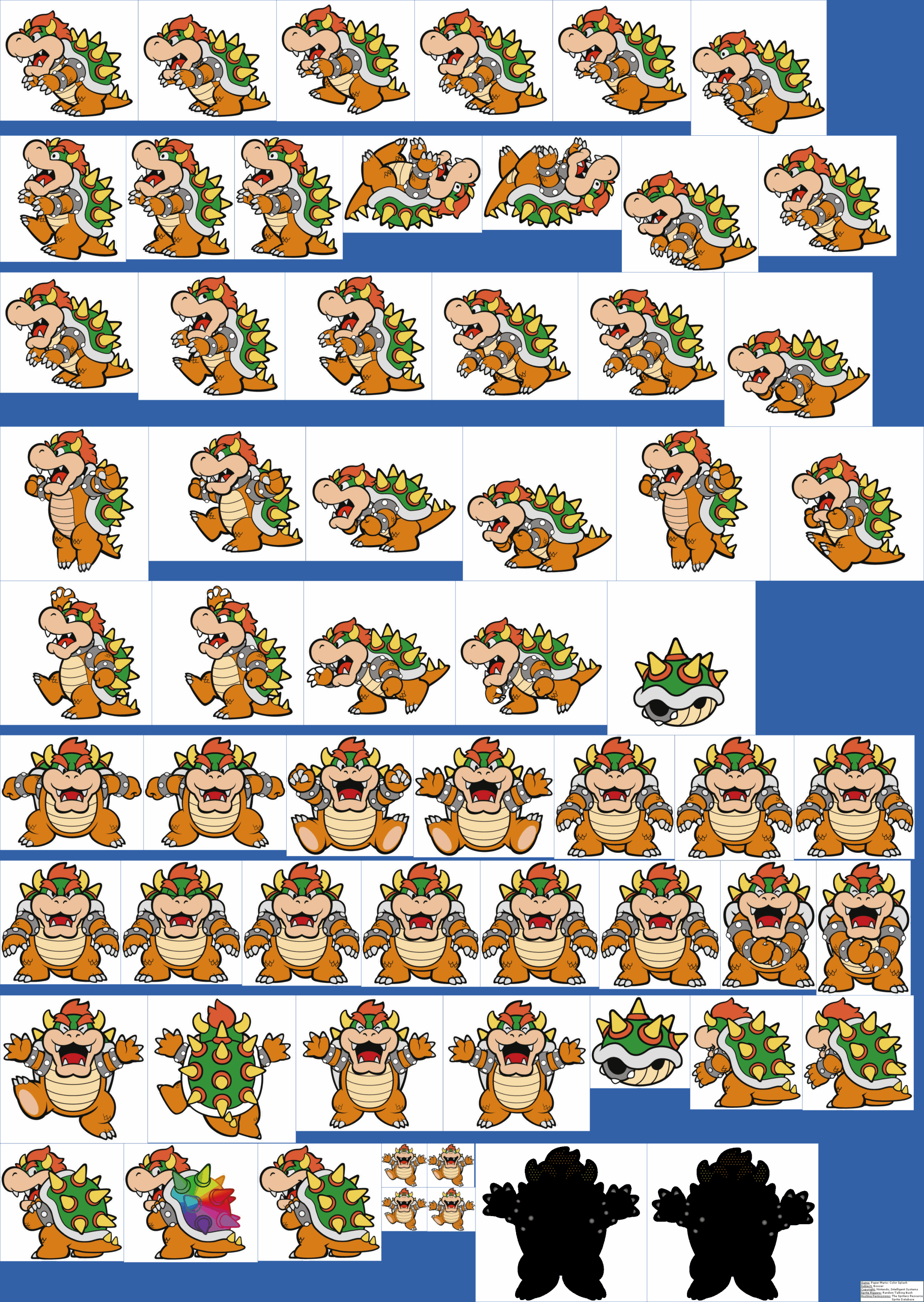 Bowser Color Palette