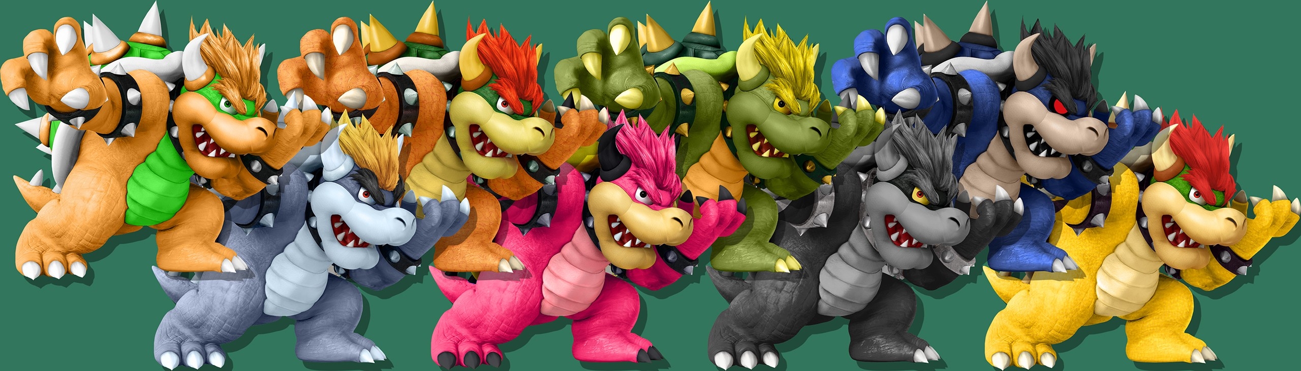 Bowser Color Palette