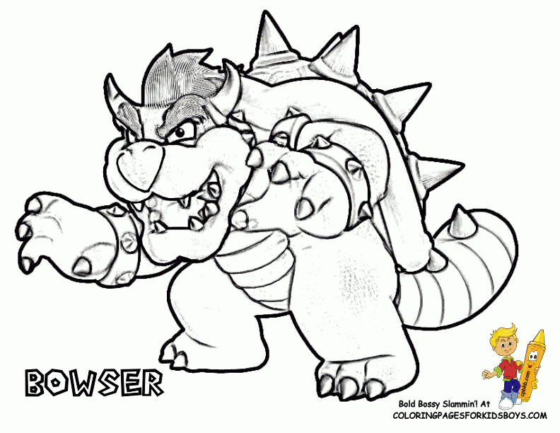 Bowser Jr Coloring Pages Print Coloring Home