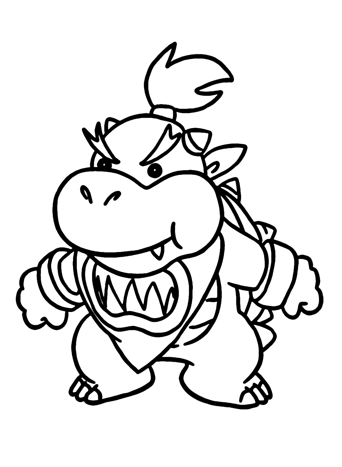 Bowser Junior Coloring Page Free Printable Coloring Pages Bowser Junior Coloring Page Free Printable Coloring Pages