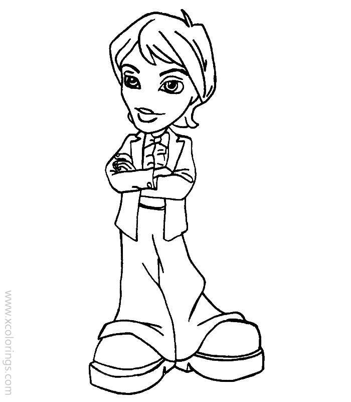 Bratz Boyz Coloring Pages Iden XColorings