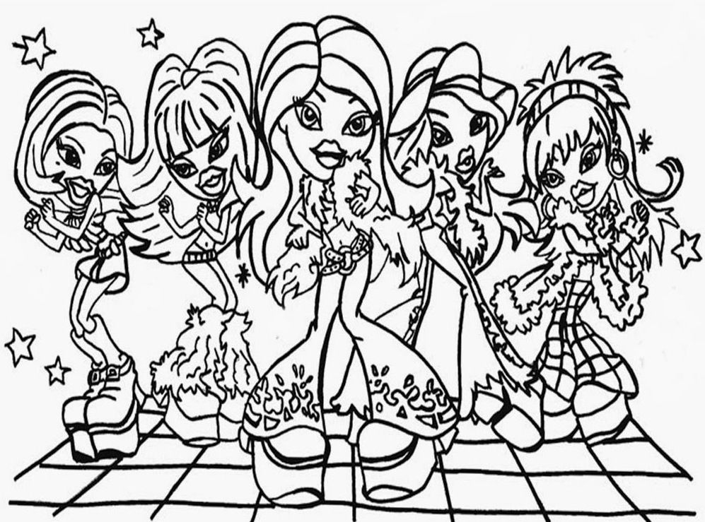 Bratz Christmas Coloring Pages Coloring Home Bratz Christmas Coloring Pages Coloring Home