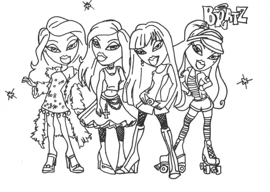 Bratz Christmas Coloring Pages Coloring Home Bratz Christmas Coloring Pages Coloring Home