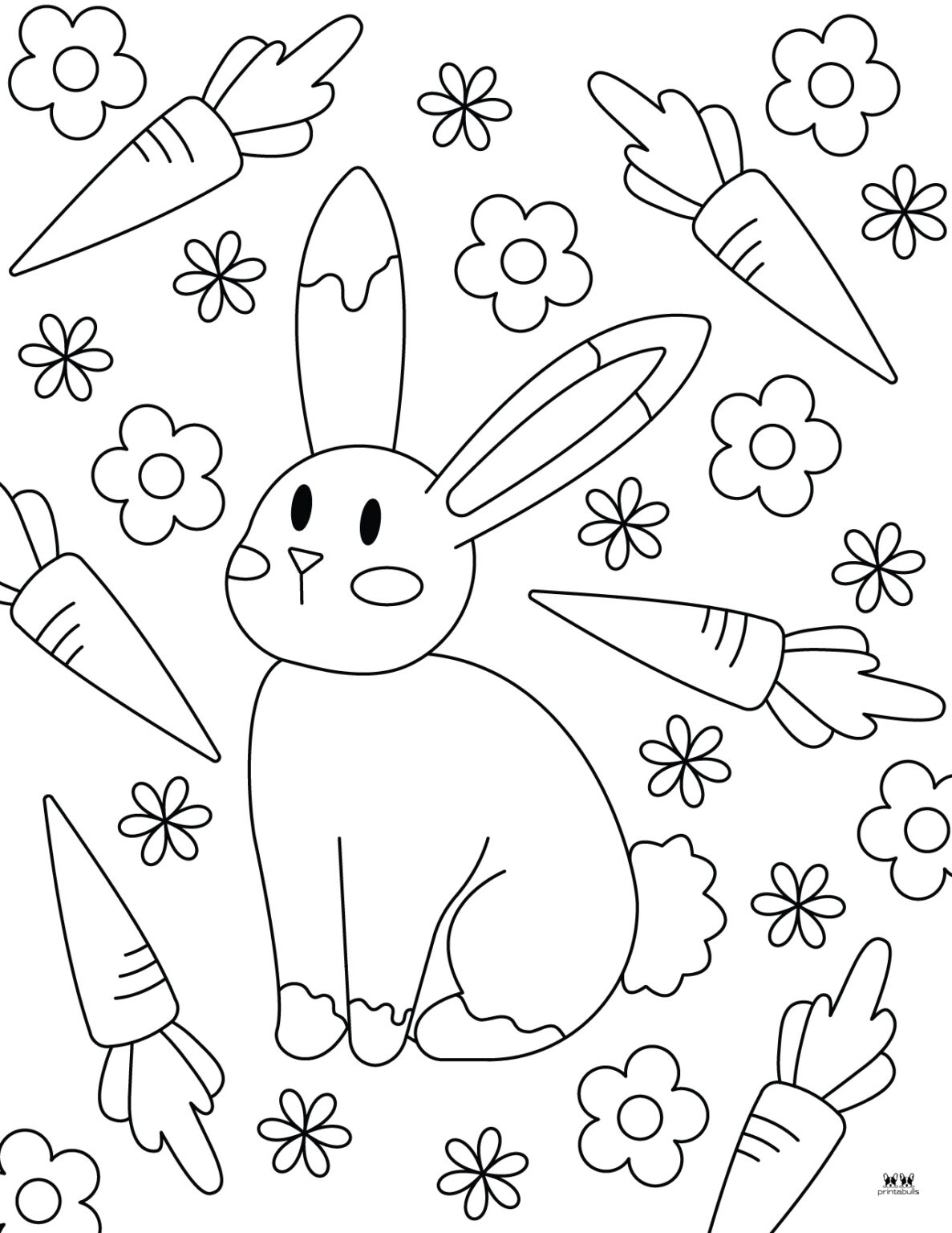 Bunny Coloring Pages 28 FREE Pages Printabulls
