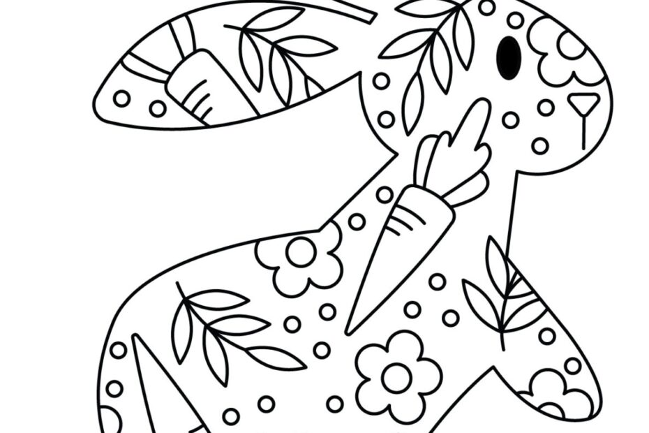 Bunny Coloring Pages 28 FREE Pages Printabulls