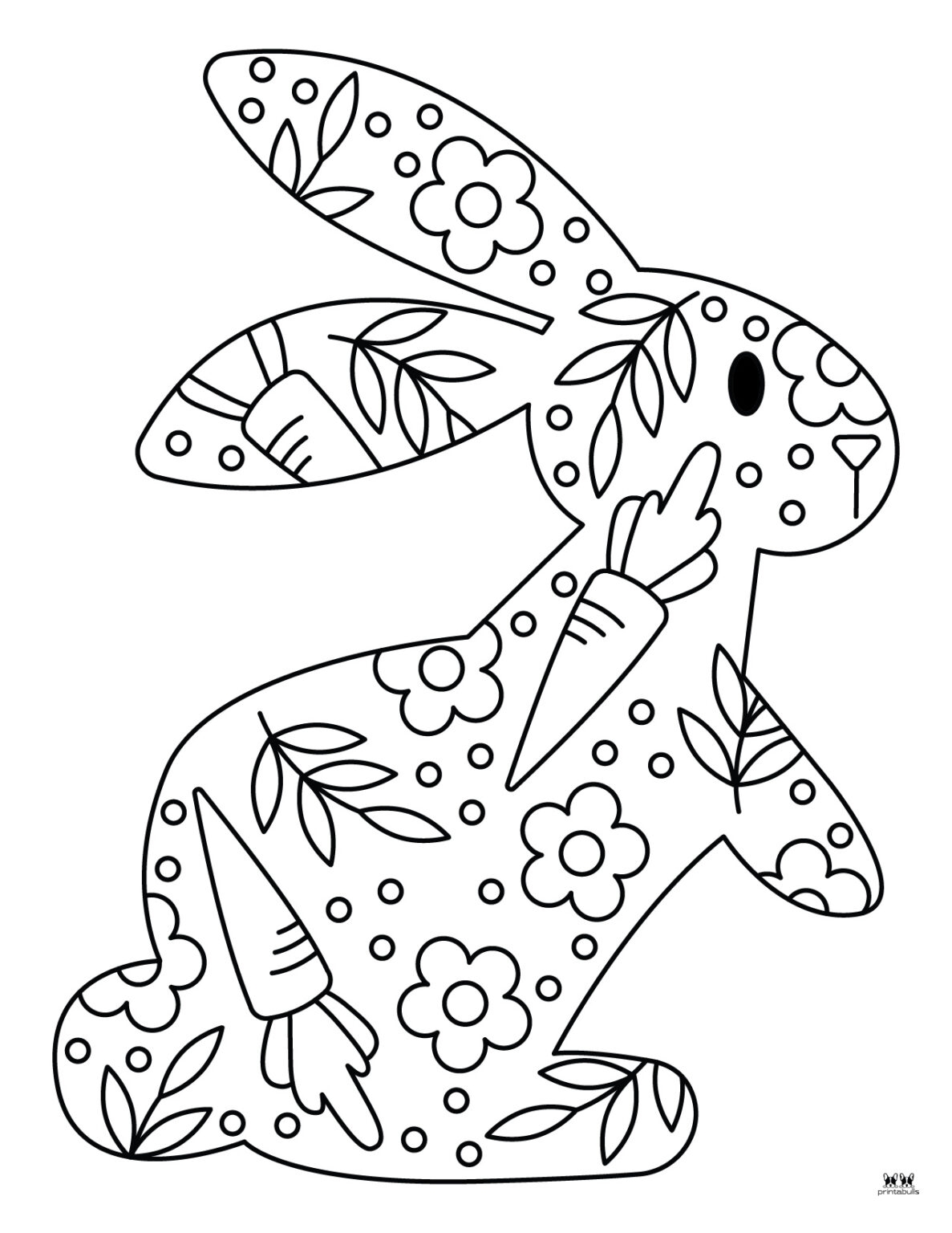 Bunny Coloring Pages 28 FREE Pages Printabulls Bunny Coloring Pages 28 FREE Pages Printabulls