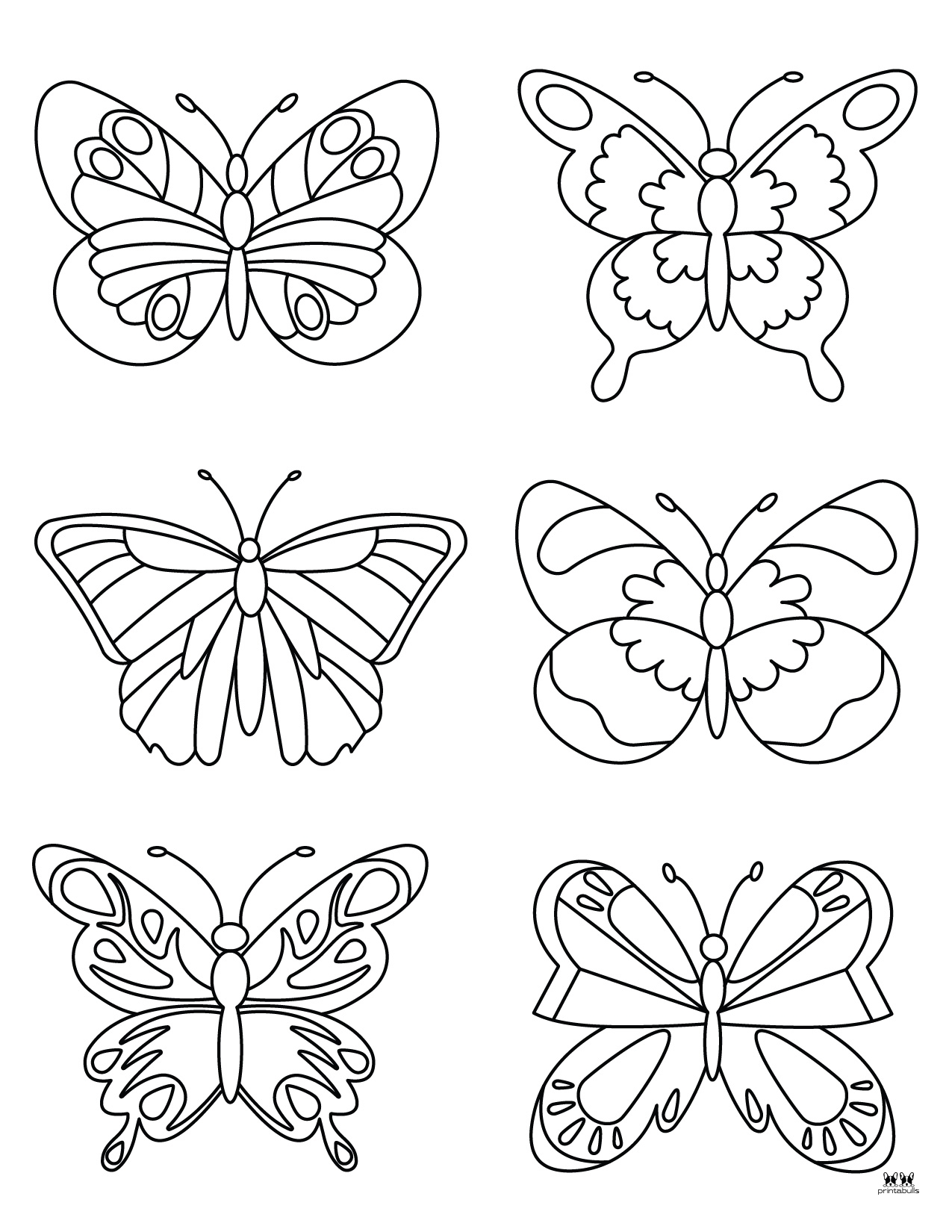 Coloring Pages Butterfly Printable Coloring Pages Butterfly Printable