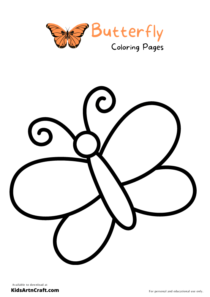 Butterfly Coloring Pages For Kids Free Printables Butterfly 