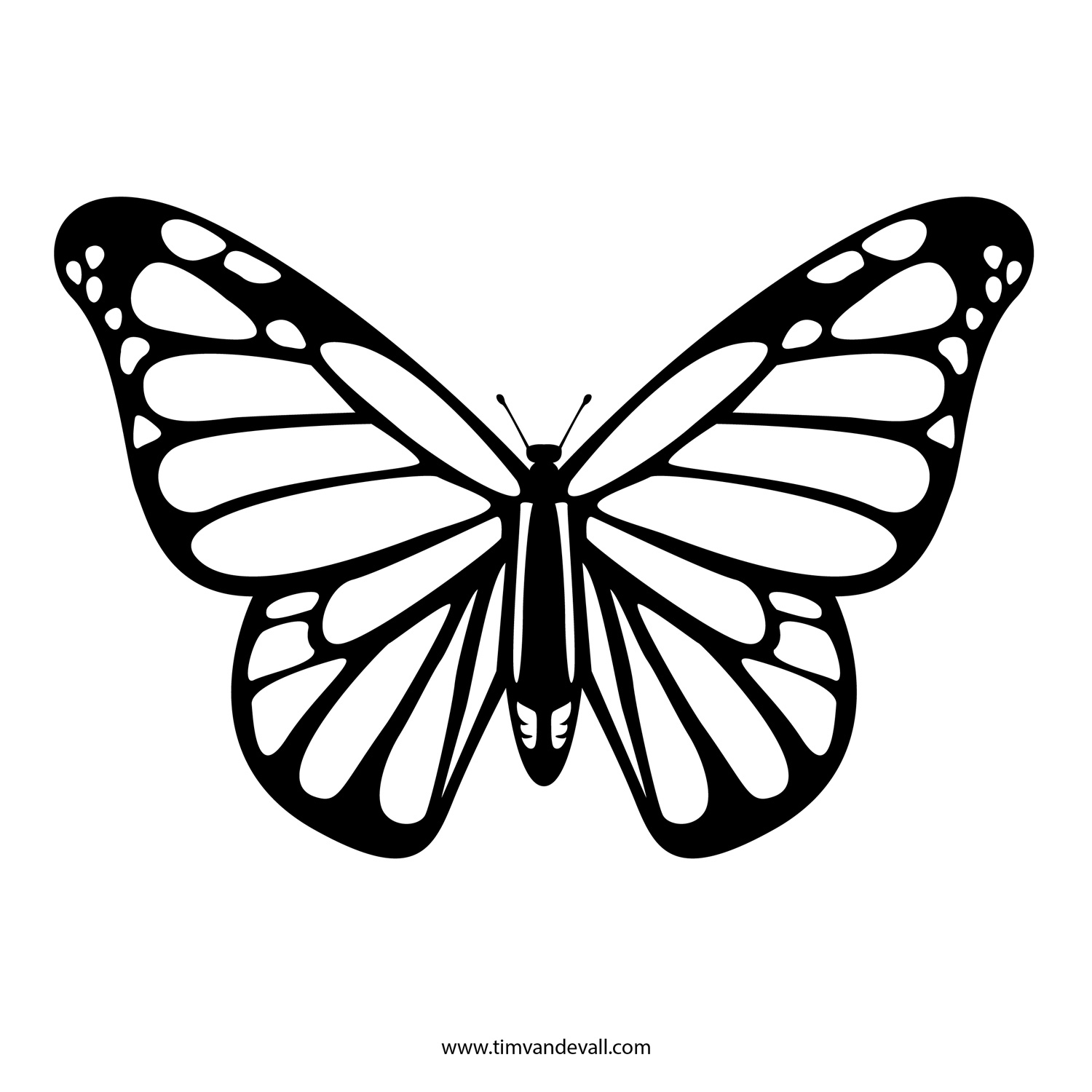 Butterfly Outline Clipart Free Printable Butterfly Templates Butterfly Outline Clipart Free Printable Butterfly Templates