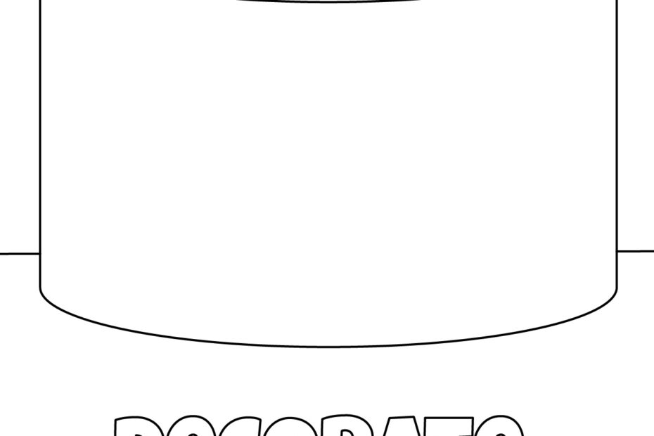 Cake Coloring Pages 25 FREE Pages Printabulls