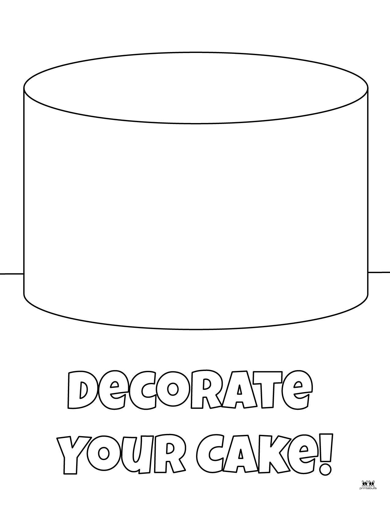 Cake Coloring Pages 25 FREE Pages Printabulls Cake Coloring Pages 25 FREE Pages Printabulls