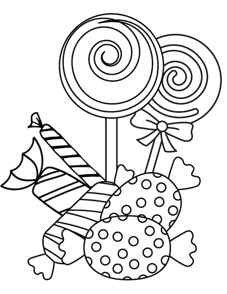 Candy Coloring Pages For Kids 10 Printable Candy Coloring Sheets Candy Coloring Pages For Kids 10 Printable Candy Coloring Sheets