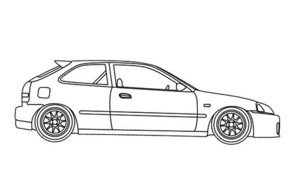Car Coloring Pages Free Printable PDF