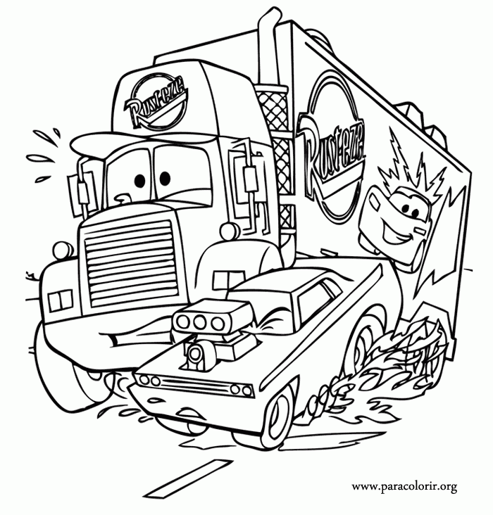 Cars Movie Coloring Pages Coloring Home