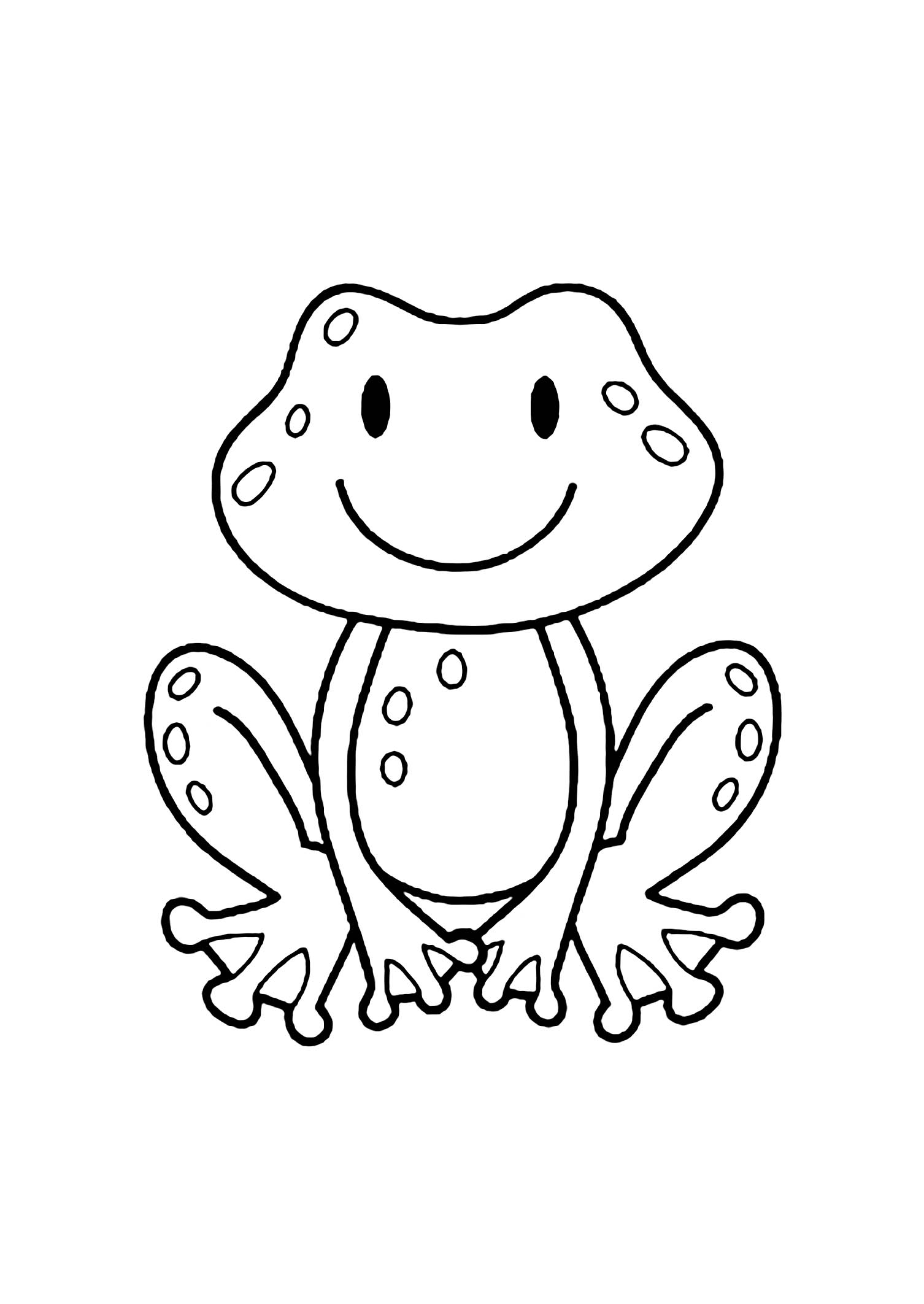Cartoon Frog Coloring Pages Cartoon Frog Coloring Pages
