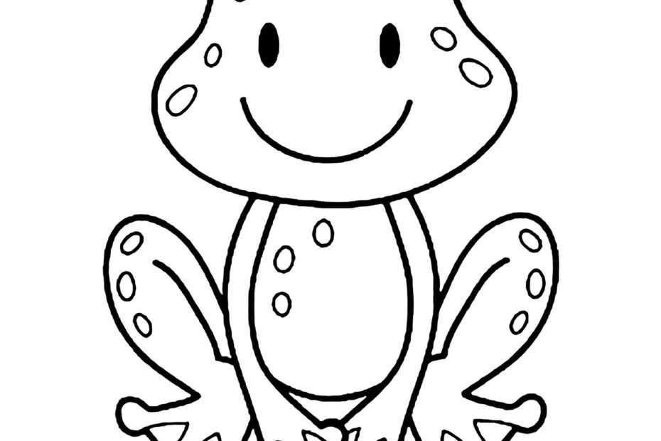 Cartoon Frog Coloring Pages