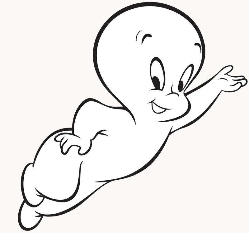 Casper The Friendly Ghost Coloring Pages Coloring Home Casper The Friendly Ghost Coloring Pages Coloring Home