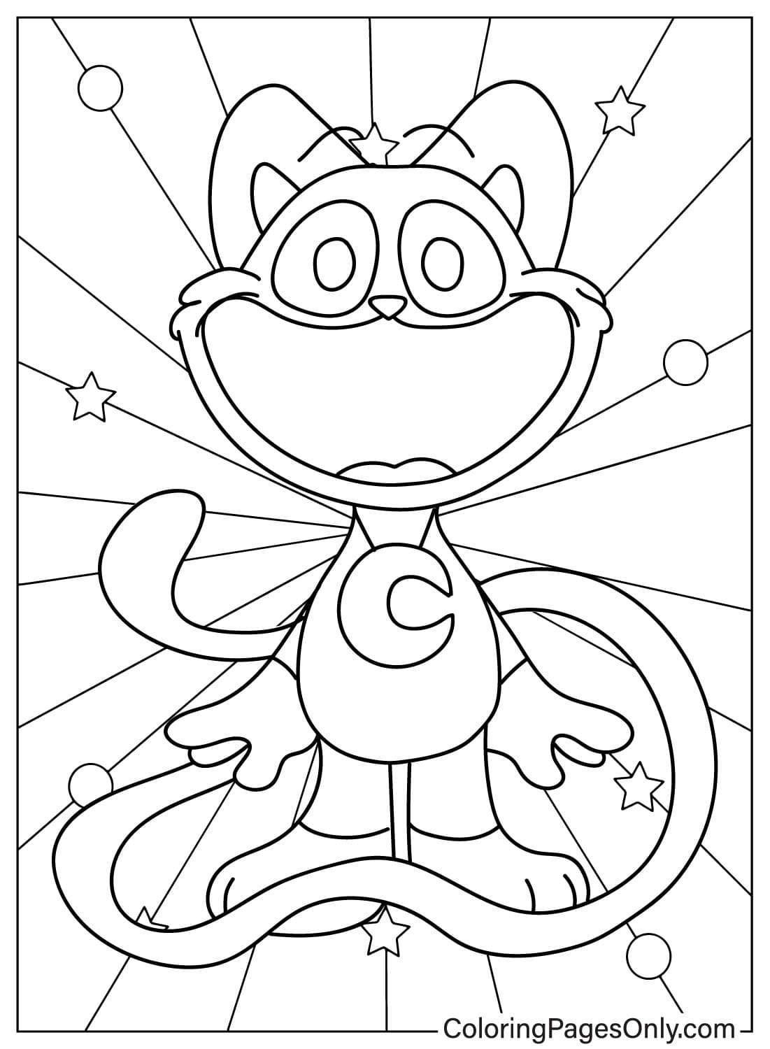 CatNap Coloring Page Free Printable Coloring Pages CatNap Coloring Page Free Printable Coloring Pages