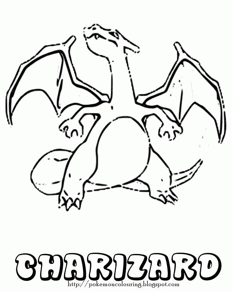 Charizard Coloring Page Coloring Home