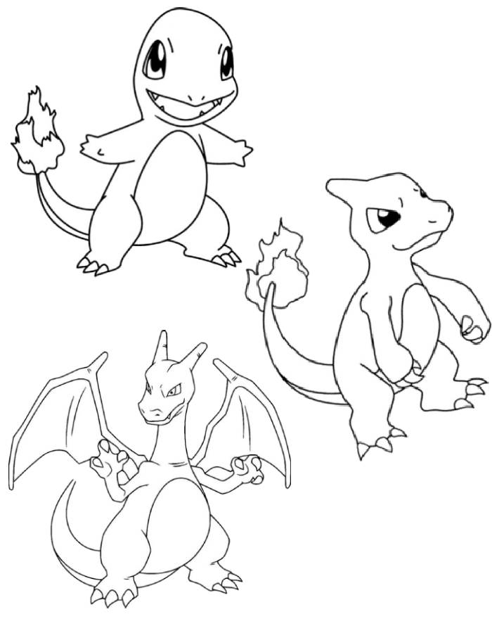 Charizard Coloring Pages Free Printable PDF Charizard Coloring Pages Free Printable PDF