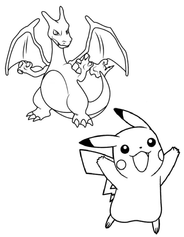 Charizard Coloring Pages Free Printable PDF Charizard Coloring Pages Free Printable PDF