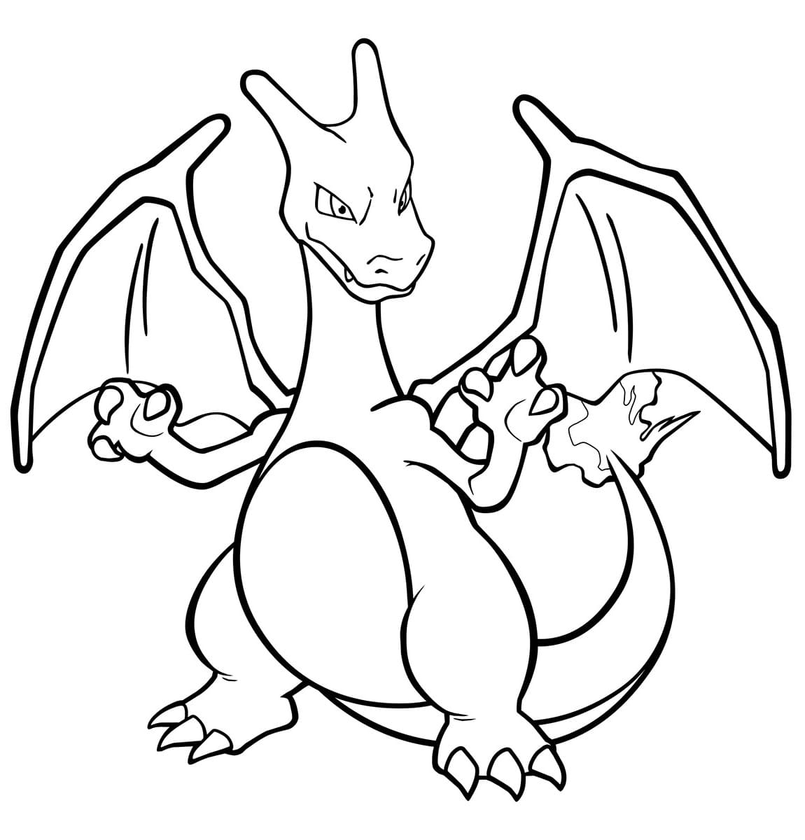 Charizard Coloring Pages Print For Free WONDER DAY Coloring Pages 