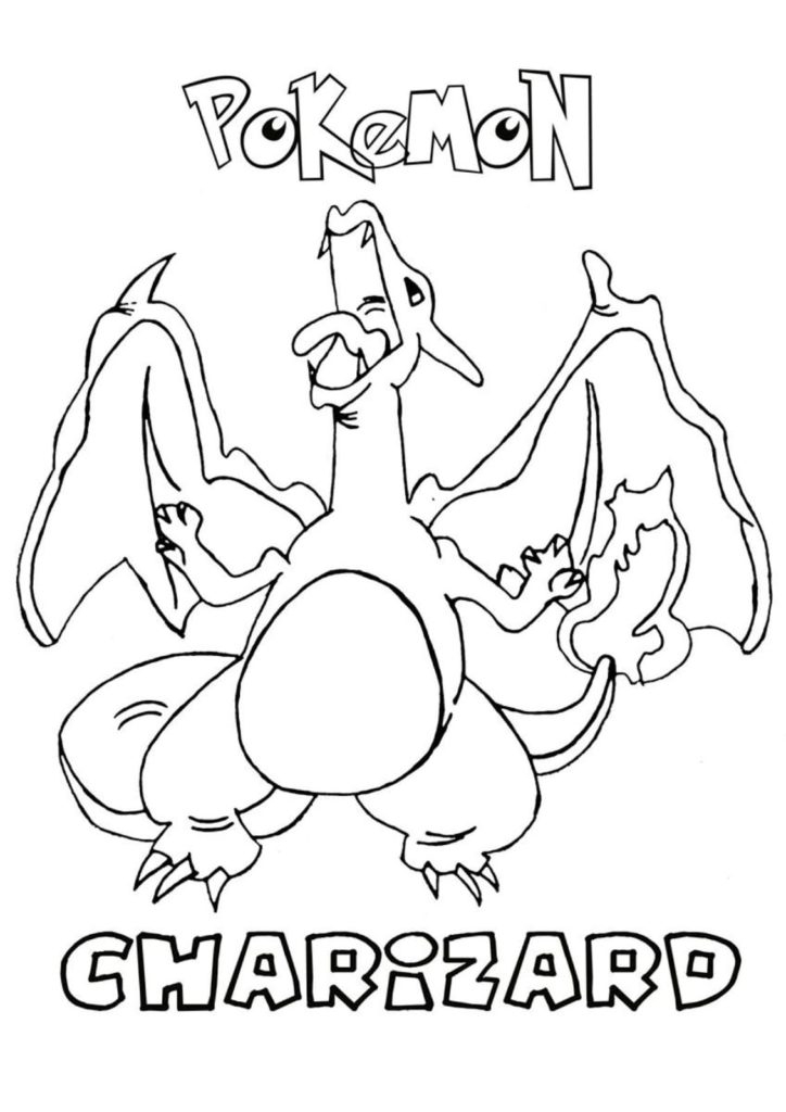 Charizard Coloring Pages Print For Free WONDER DAY Coloring Pages 