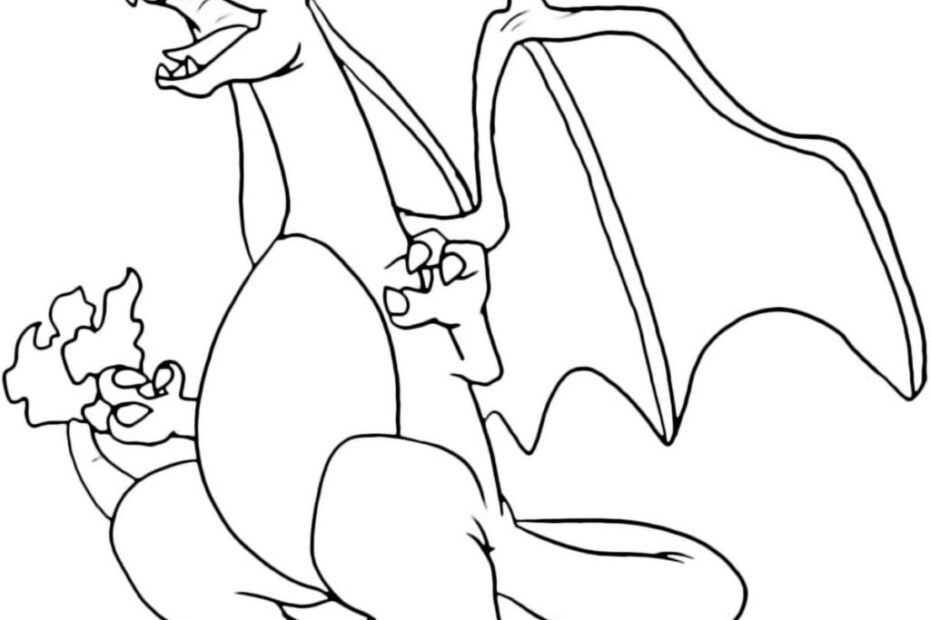 Charizard Coloring Pages Print For Free WONDER DAY Coloring Pages