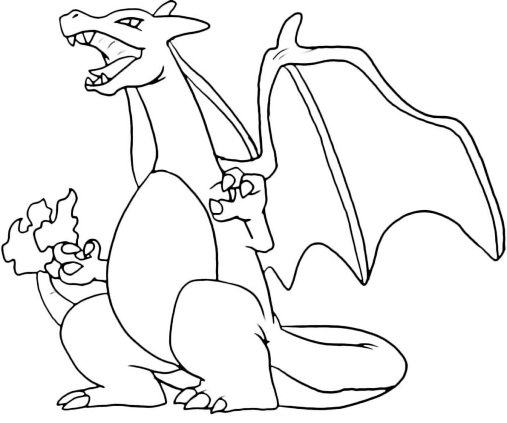 Charizard Coloring Pages Print For Free WONDER DAY Coloring Pages 