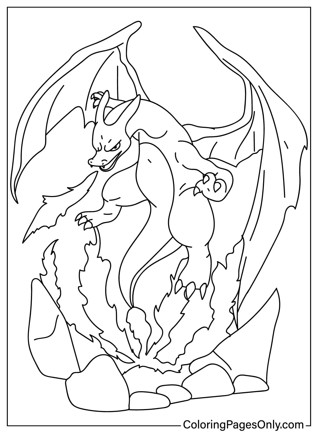 Charizard Free Printable Coloring Page Free Printable Coloring Pages