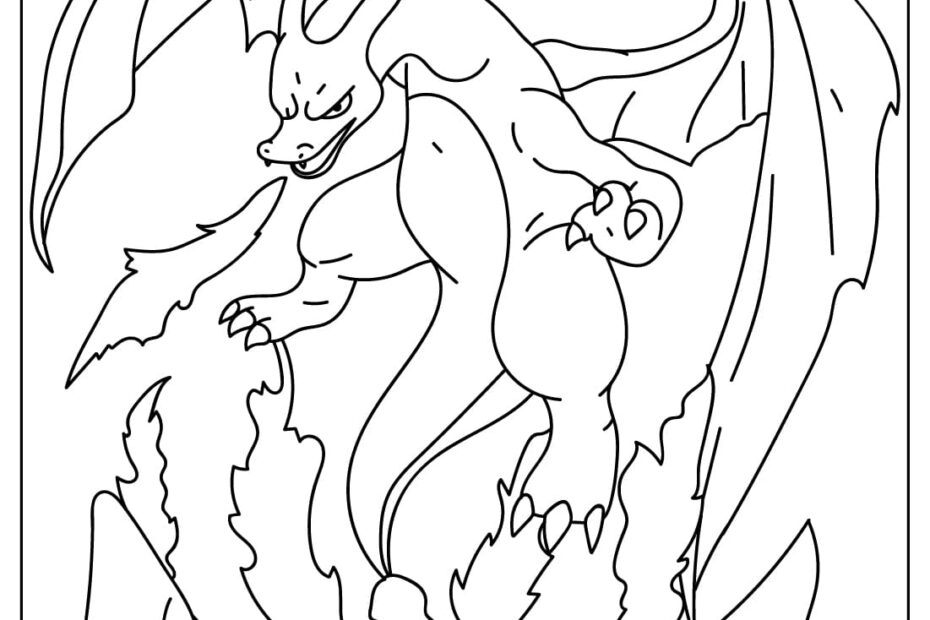 Charizard Free Printable Coloring Page Free Printable Coloring Pages