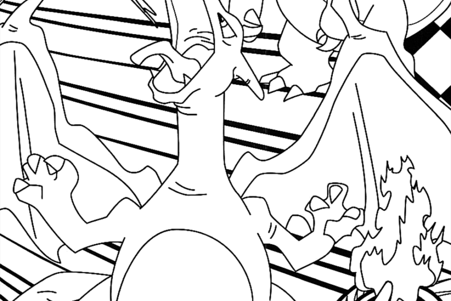 Charizard Pokemon Printable Coloring Page Free Printable Coloring Pages