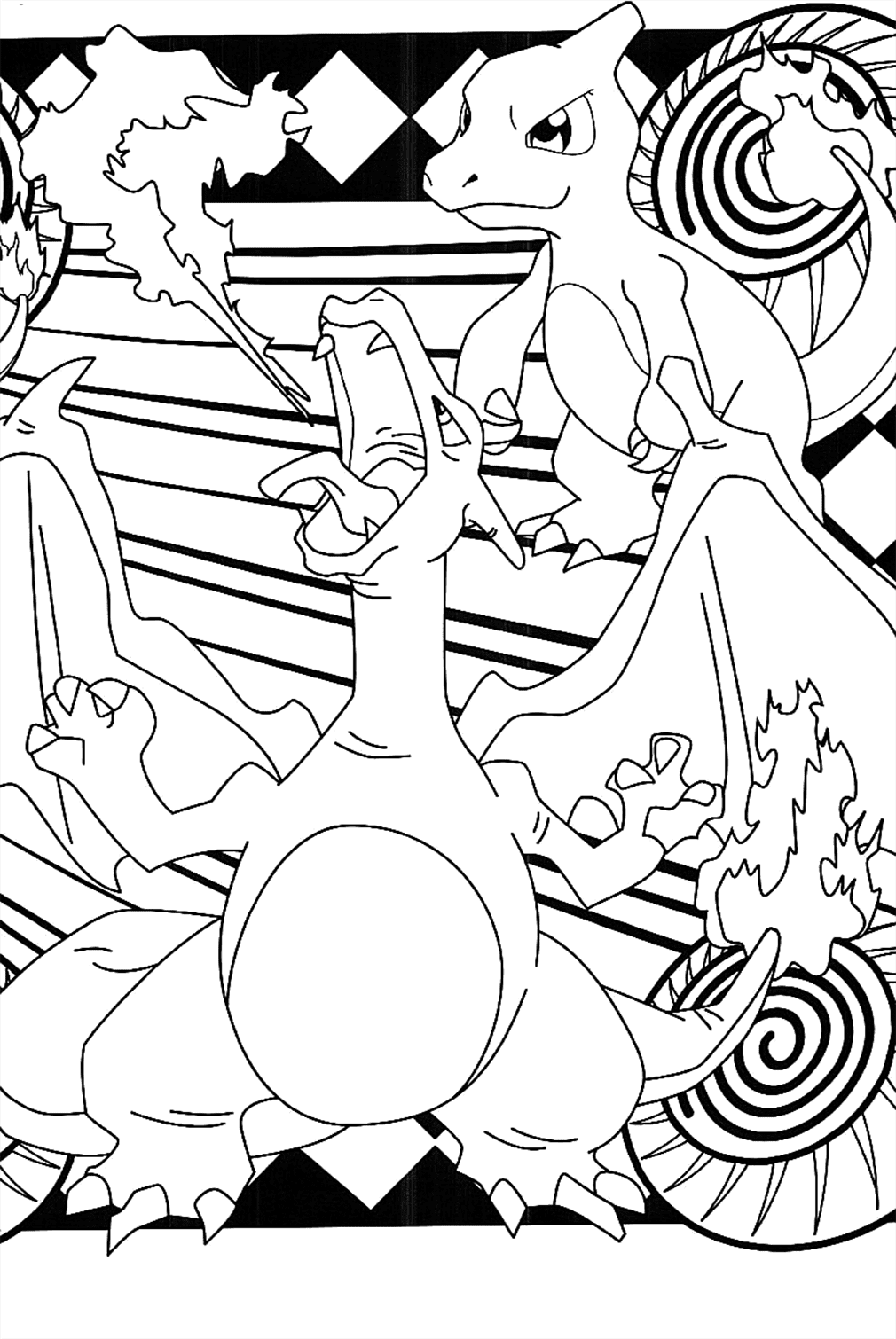 Charizard Pokemon Printable Coloring Page Free Printable Coloring Pages