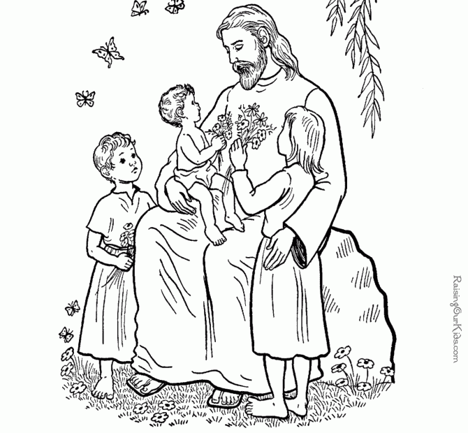 Christian Preschool Coloring Pages Coloring Home
