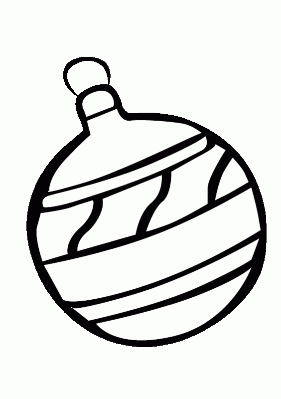 Christmas Bulb Coloring Pages Printable Coloring Pages