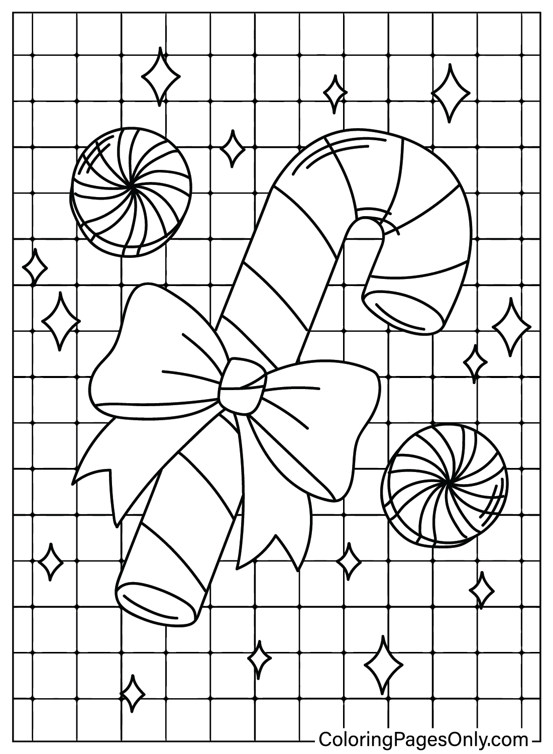 Christmas Candy Cane Free Printable Coloring Page Free Printable Christmas Candy Cane Free Printable Coloring Page Free Printable