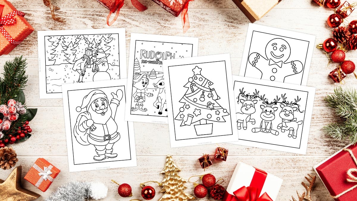 Christmas Coloring Pages For Kids Free Pdf Infoupdate