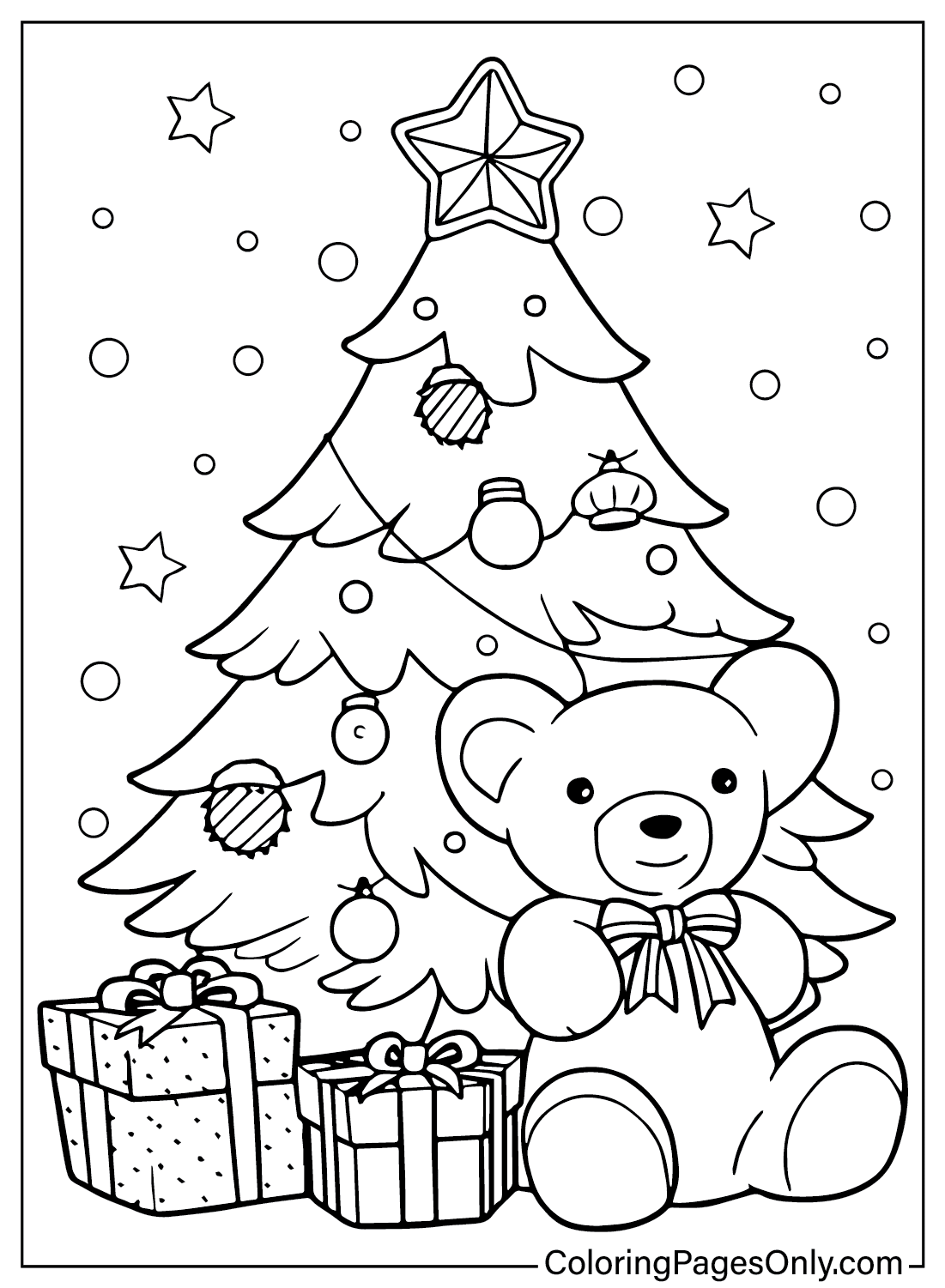 Christmas Coloring Pages Printable Coloriage Noel Colorier Colores De 