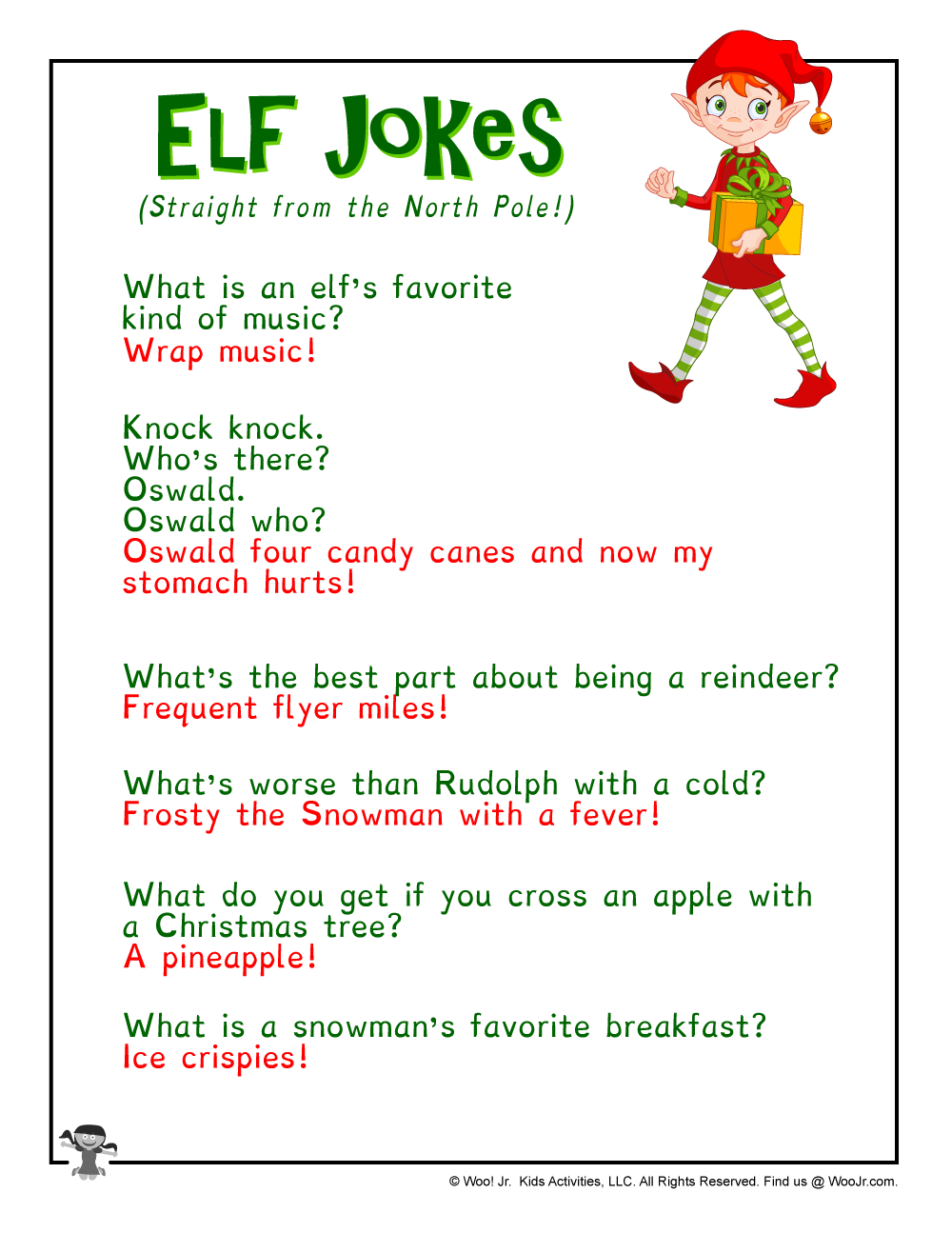 Christmas Elf On The Shelf Jokes Woo Jr Kids Activities Children Christmas Elf On The Shelf Jokes Woo Jr Kids Activities Children