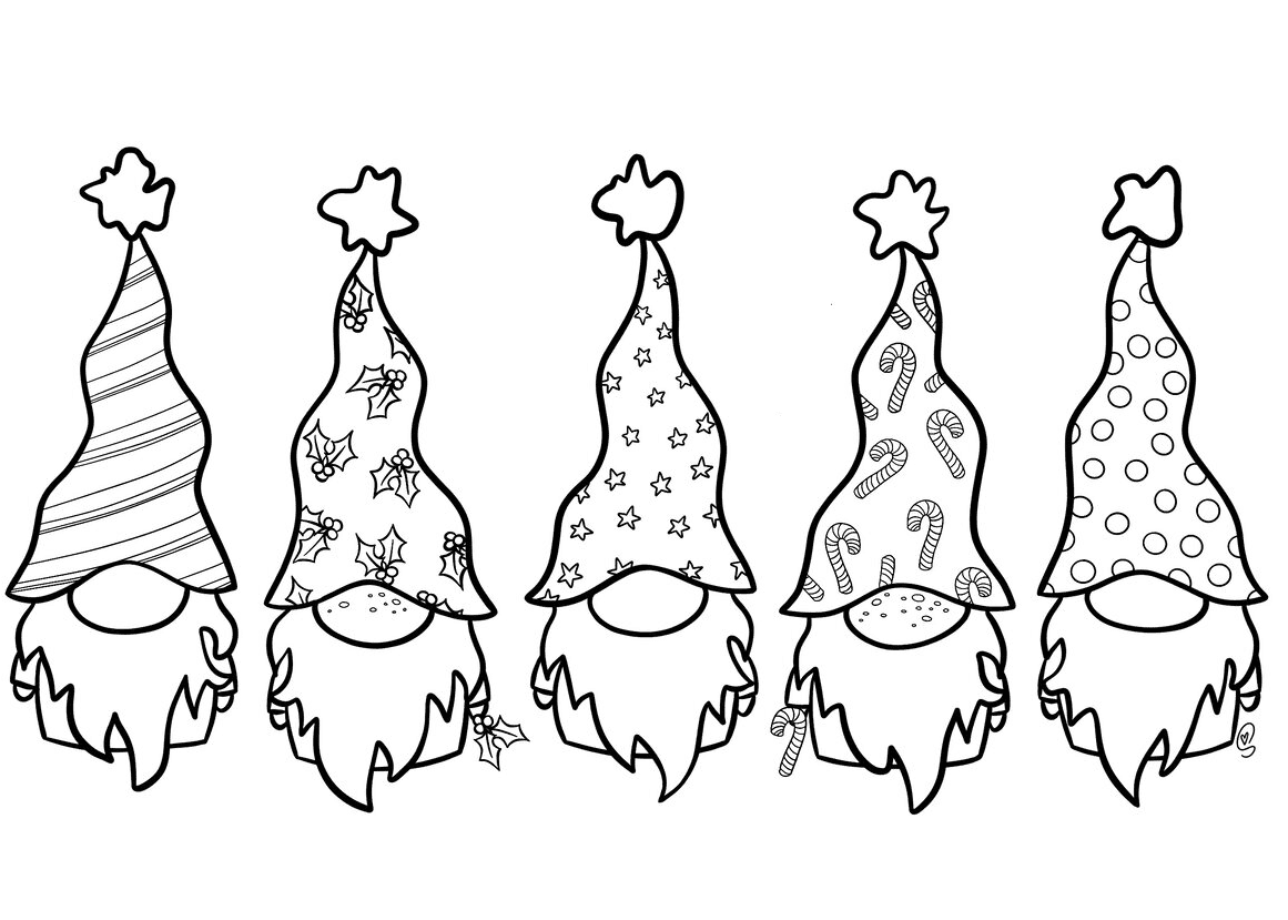 Christmas Gnomes Coloring Page Free Printable Coloring Pages Christmas Gnomes Coloring Page Free Printable Coloring Pages