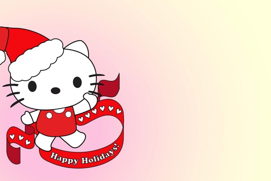 Christmas Hello Kitty Wallpapers Wallpaper Cave