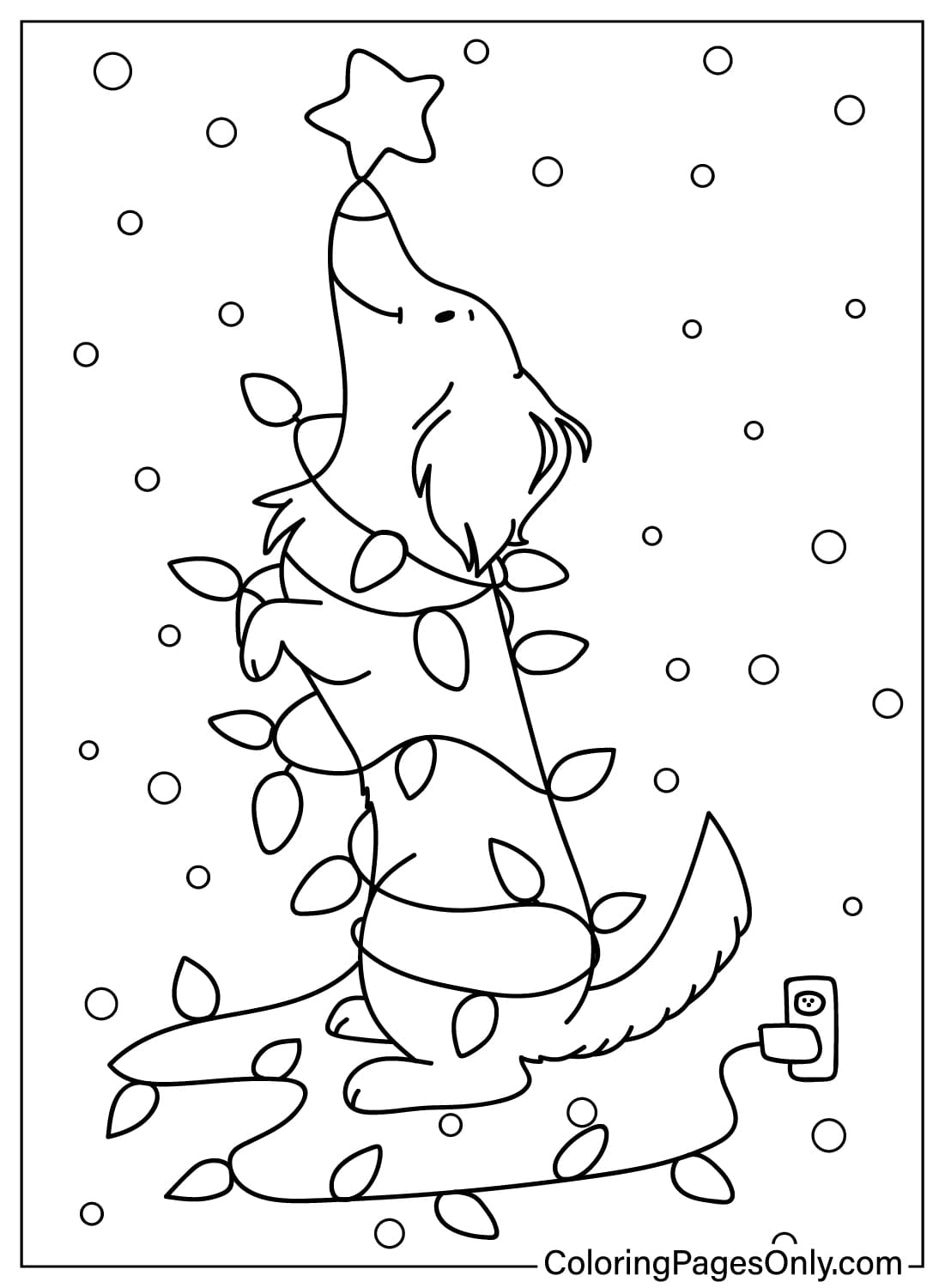 Christmas Lights Free Printable Coloring Page Free Printable Coloring Christmas Lights Free Printable Coloring Page Free Printable Coloring