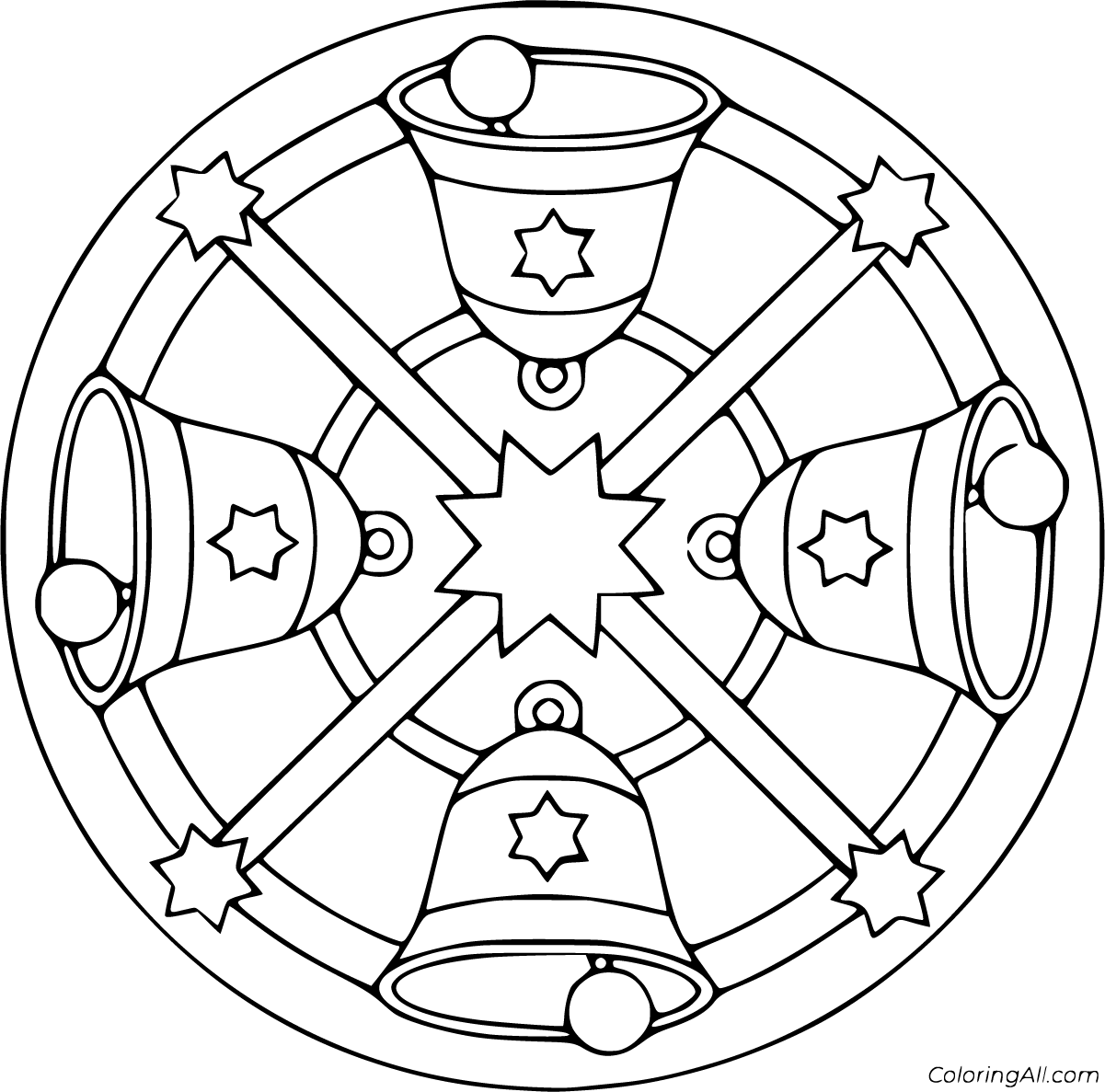 Christmas Mandala Coloring Pages 40 Free Printables ColoringAll Christmas Mandala Coloring Pages 40 Free Printables ColoringAll