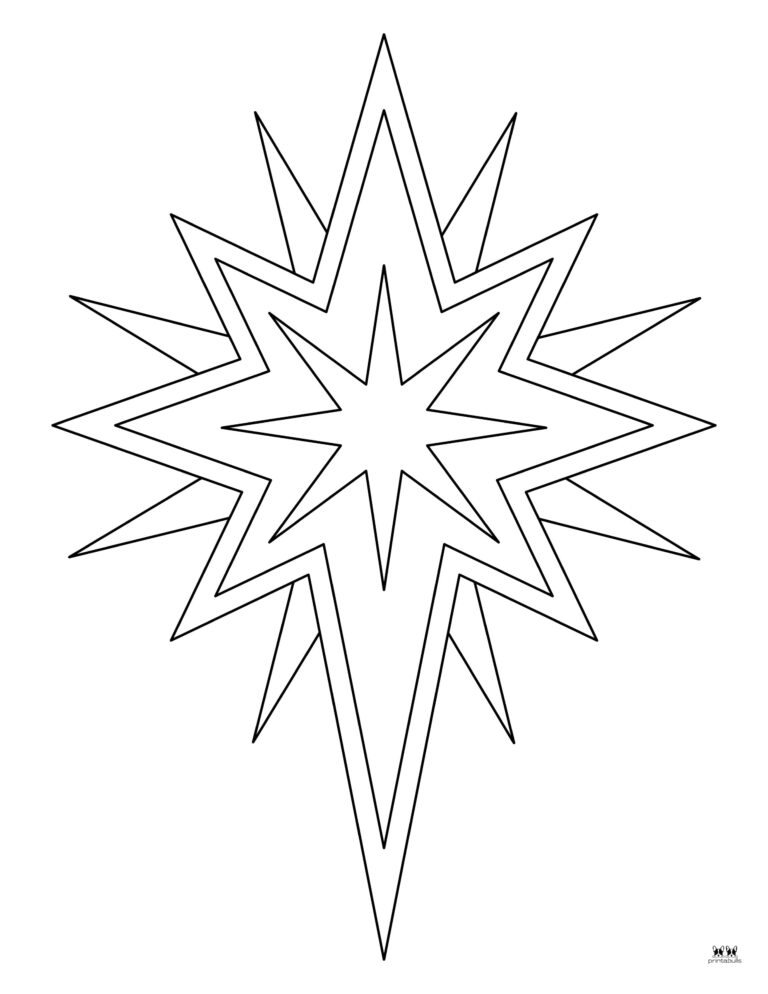 Christmas Stars 25 FREE Printables Printabulls