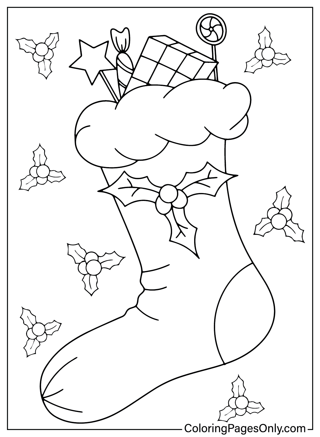 Christmas Stockings Free Printable Coloring Page Free Printable Christmas Stockings Free Printable Coloring Page Free Printable